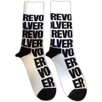 Merch The Beatles: Chaussettes à la cheville Revolver Text Repeat