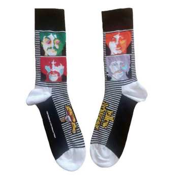 Merch The Beatles: Chaussettes à la cheville Sea Of Science Faces Colour