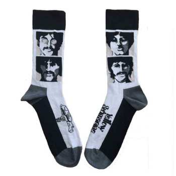 Merch The Beatles: Chaussettes à la cheville Sea Of Science Faces Mono