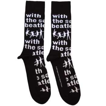 Merch The Beatles: Chaussettes à la cheville With Silhouettes Repeat