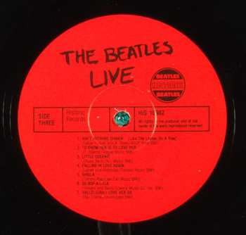 2LP The Beatles: Live At The Star-Club In Hamburg Germany