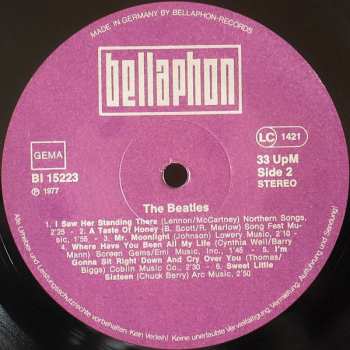 LP The Beatles: Live Im Star-Club 1962