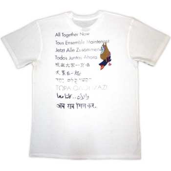 Marchandises The Beatles: The Beatles Unisex Long Sleeve T-shirt: Yellow Submarine Heads Collage (wash Collection) (small) S