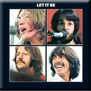 Merch The Beatles: Aimant pour réfrigérateur Let It Be Album