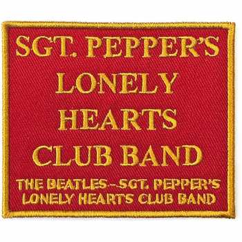 Merch The Beatles: Décoration Sgt Pepper's….red 