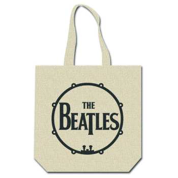 Marchandises The Beatles: The Beatles Cotton Tote Bag: Love Drum (multicolour) (back Print)