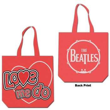 Marchandises The Beatles: The Beatles Cotton Tote Bag: Love Me Do (multicolour) (back Print)