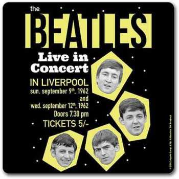 Merch The Beatles: Sous-verre 1962 Live In Concert