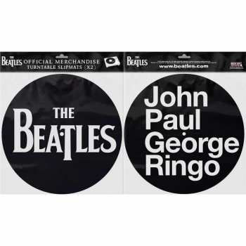 Merch The Beatles: Slipmat Set Drop T Logo The Beatles & Jpgr 