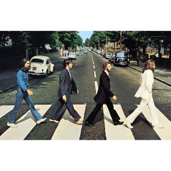 Merch The Beatles: Poster textile Abbey Road