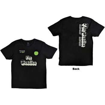 Marchandises The Beatles: The Beatles Unisex T-shirt: 70s Logo & Years (back Print) (small) S