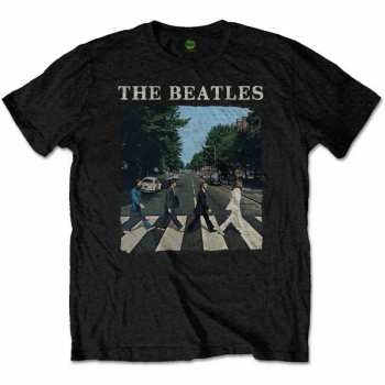 Marchandises The Beatles: Tričko Abbey Road & Logo The Beatles  S