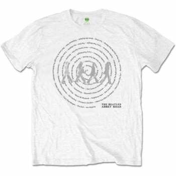Merch The Beatles: T-shirt Abbey Road Songs Swirl 