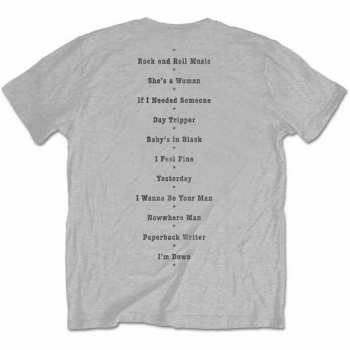 Marchandises The Beatles: Tričko Budokan Set List  S
