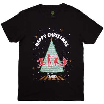 Marchandises The Beatles: The Beatles Unisex T-shirt: Christmas Tree (small) S