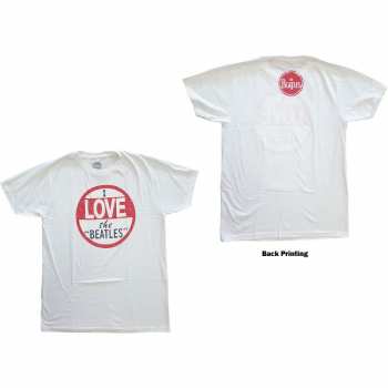 Marchandises The Beatles: Tričko I Love  S