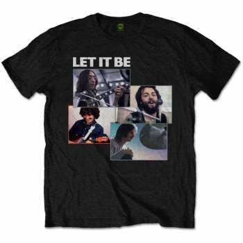 Merch The Beatles: T-shirt Let It Be Recording Shots 