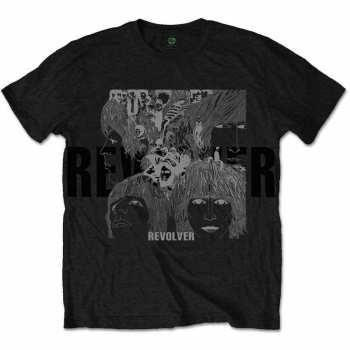 Marchandises The Beatles: Tričko Reverse Revolver  S