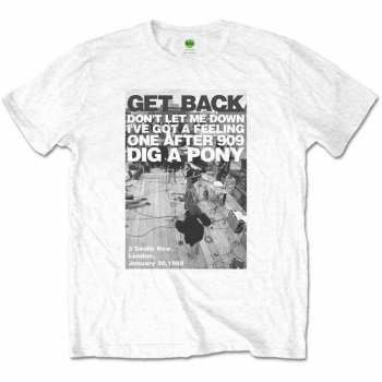 Merch The Beatles: T-shirt Rooftop Shot 