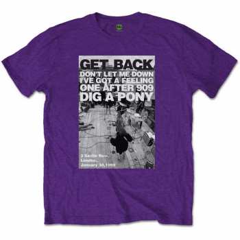 Merch The Beatles: T-shirt Rooftop Shot 