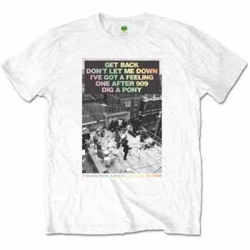 Merch The Beatles: T-shirt Rooftop Songs Gradient 