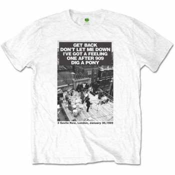 Merch The Beatles: T-shirt Rooftop Songs 