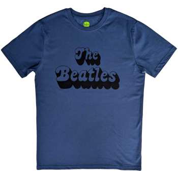 Merch The Beatles: T-shirt Text Logo The Beatles Shadow