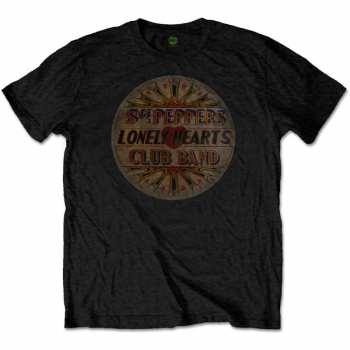 Merch The Beatles: T-shirt Vintage Drum Head 