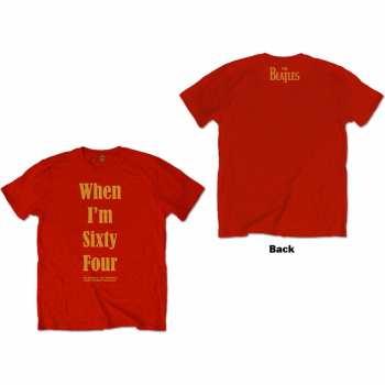 Marchandises The Beatles: Tričko When I'm Sixty Four  S