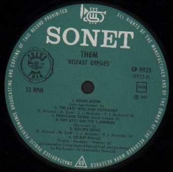 2LP The Belfast Gypsies: Belfast Gypsies