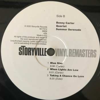 LP The Benny Carter Quartet: Summer Serenade