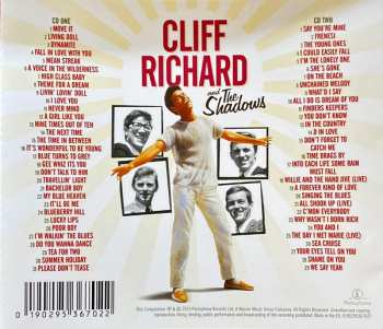 2CD Cliff Richard & The Shadows: The Best Of The Rock 'n' Roll Pioneers