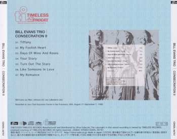 CD The Bill Evans Trio: Consecration II