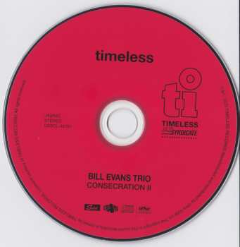 CD The Bill Evans Trio: Consecration II