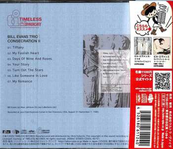 CD The Bill Evans Trio: Consecration II