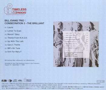CD The Bill Evans Trio: Consecration III ~The Brilliant LTD
