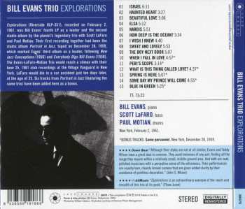 CD The Bill Evans Trio: Explorations LTD | DIGI