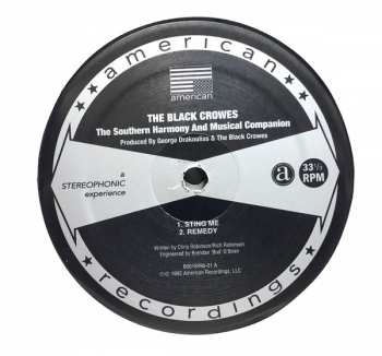 2LP The Black Crowes: The Southern Harmony And Musical Companion