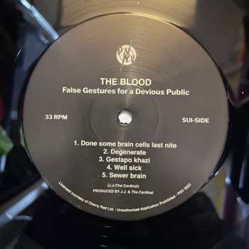 LP The Blood: False Gestures For A Devious Public