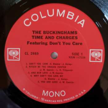 LP The Buckinghams: Time & Charges