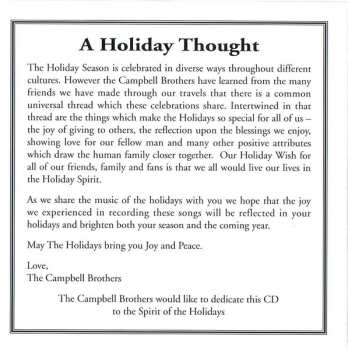 CD The Campbell Brothers: Sacred Steel For The Holidays