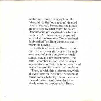 CD The Canadian Brass: Live!