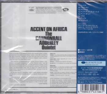 CD The Cannonball Adderley Quintet: Accent On Africa LTD