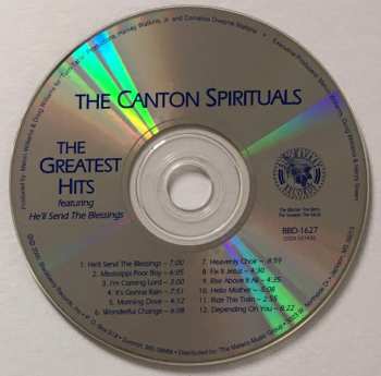 CD The Canton Spirituals: The Greatest Hits (Featuring He'll Send The Blessings
