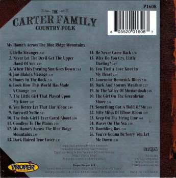 4CD/Coffret The Carter Family: Country Folk