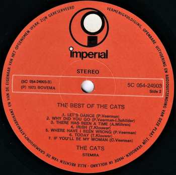 LP The Cats: The Best Of The Cats
