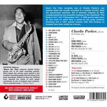 CD The Charlie Parker Quartet: Now's The Time LTD | DIGI