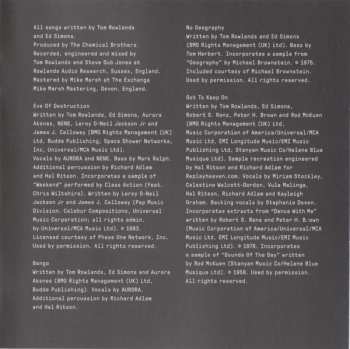 CD The Chemical Brothers: No Geography