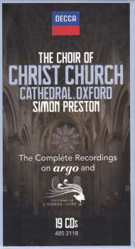 19CD/Coffret The Choir Of Christ Church Cathedral: The Complete Recordings On Argo And L'Oiseau Lyre LTD