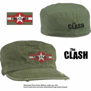 Marchandises The Clash: The Clash Unisex Military Cap: Star Logo (distressed) (large) L